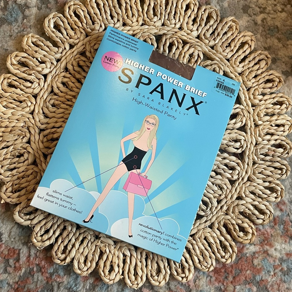 Spanx Higher Power Brief , High Waisted Panty,‎ Cocoa, Size A, New